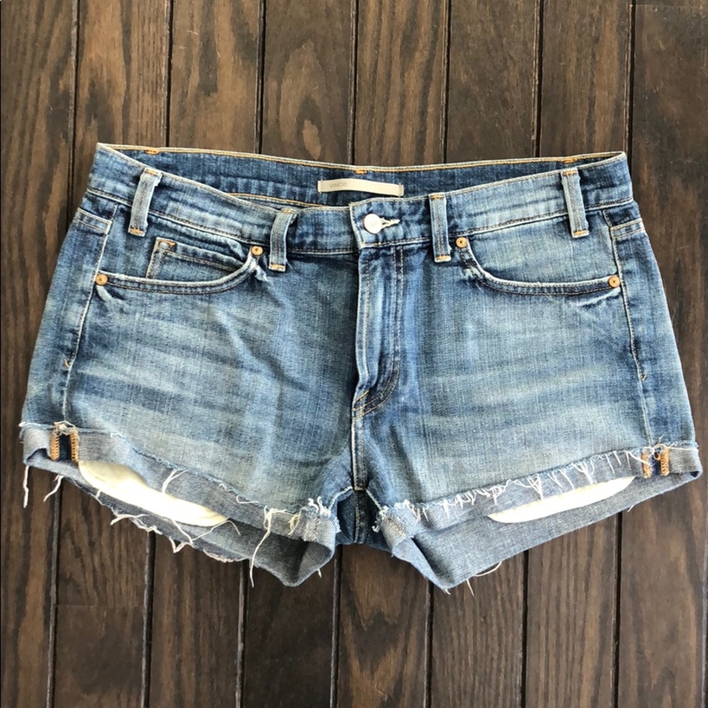 Vince Cutoff Jean Shorts Size 29